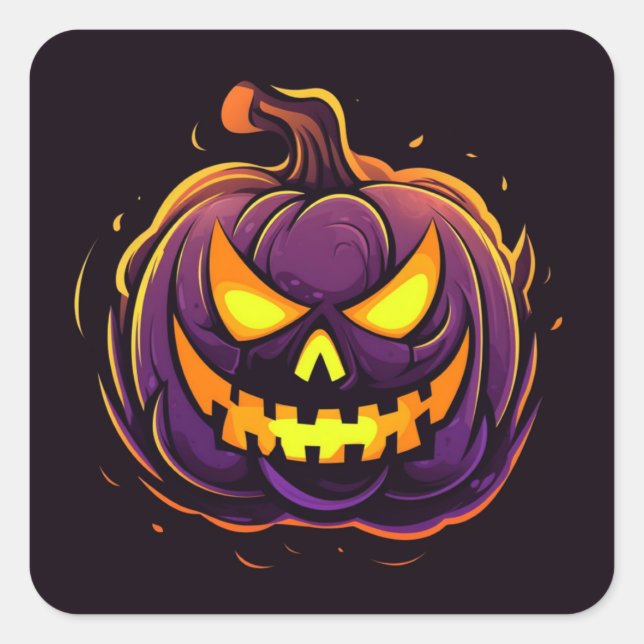 Halloween Pumpkin Stickers (Vorderseite)