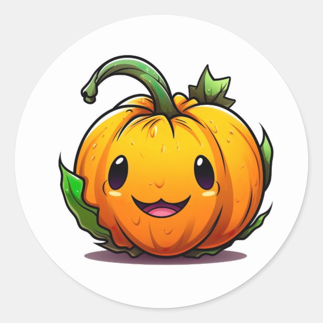Halloween Pumpkin Stickers (Vorderseite)