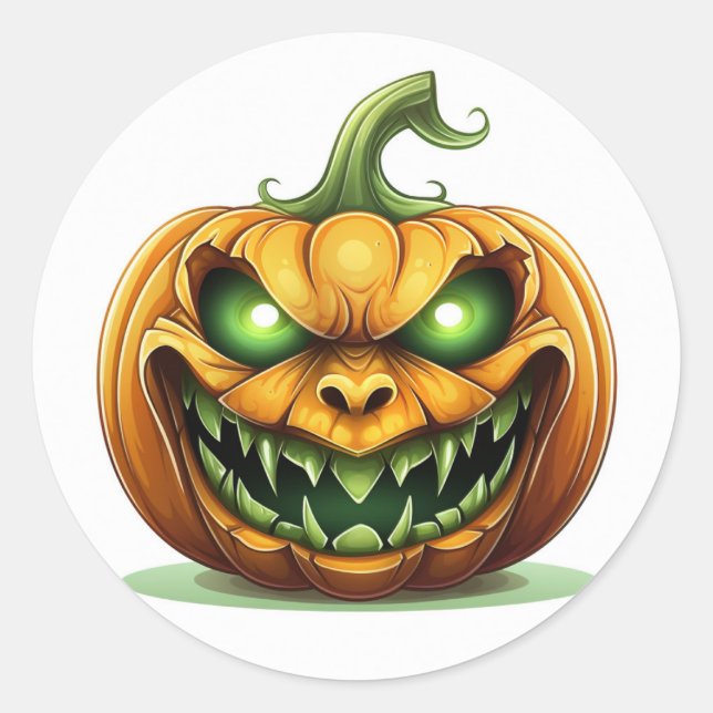 Halloween Pumpkin Stickers (Vorderseite)