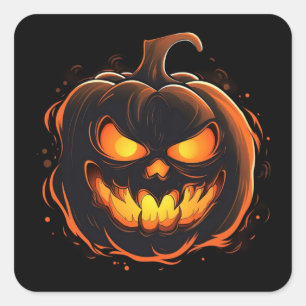 Halloween Pumpkin Stickers