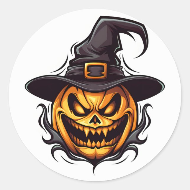 Halloween Pumpkin Stickers (Vorderseite)