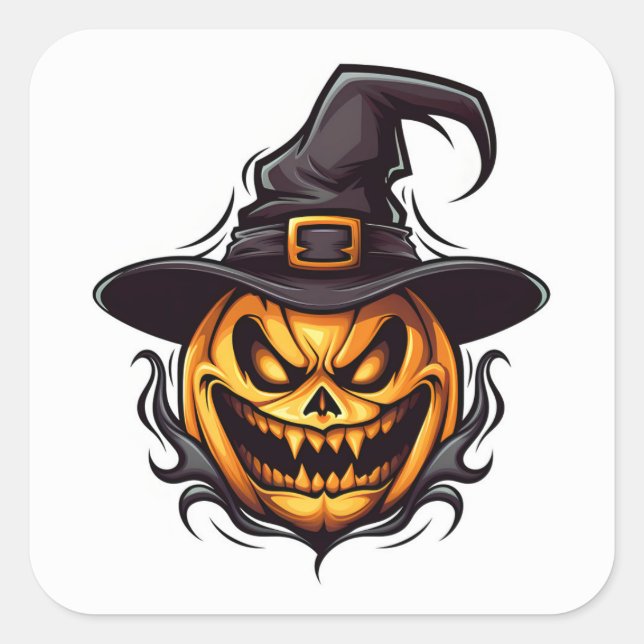 Halloween Pumpkin Stickers (Vorderseite)
