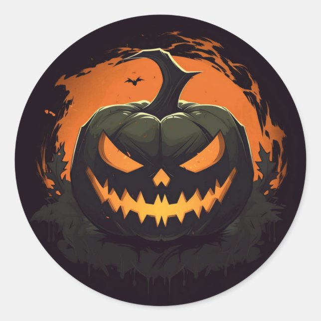 Halloween Pumpkin Stickers (Vorderseite)