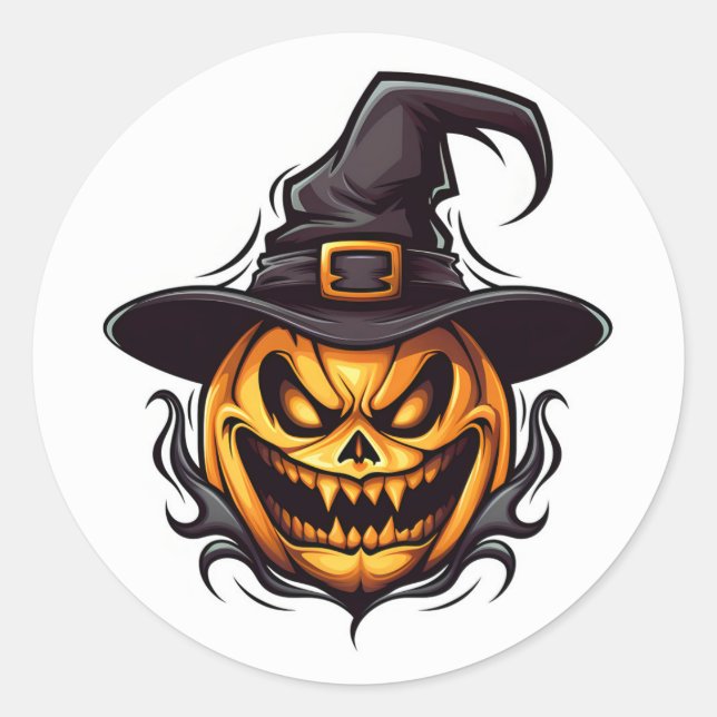 Halloween Pumpkin Stickers (Vorderseite)