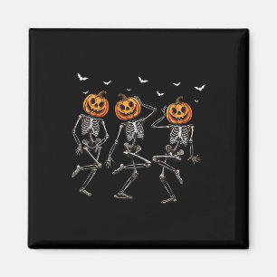 Halloween Pumpkin tanzend SkelettKostüm Frauen m Magnet