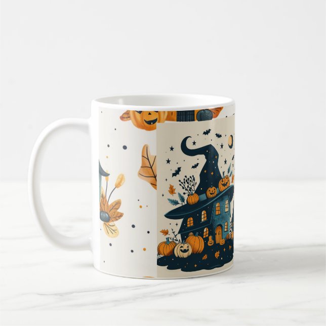 Halloween Pumpkin-Tasse Kaffeetasse (Links)