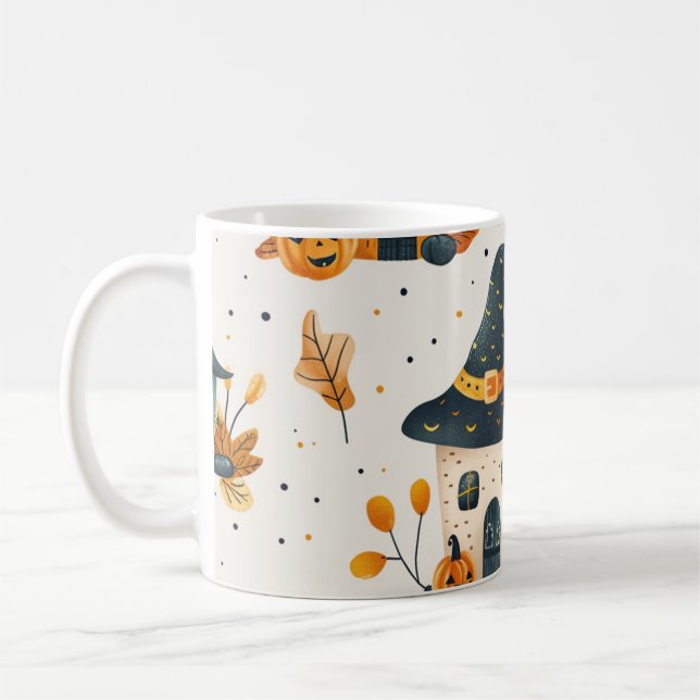Halloween Pumpkin-Tasse Kaffeetasse (Links)