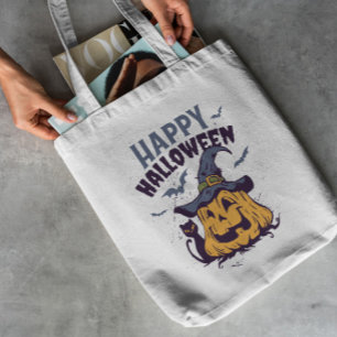 Halloween Pumpkin Tote Bag Tragetasche