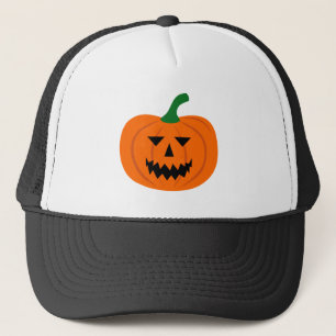 Halloween Pumpkin Trucker Hat Truckerkappe