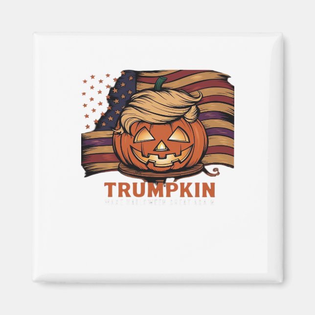 Halloween, Pumpkin Trumpkin, Make Halloween Great Magnet (Vorne)