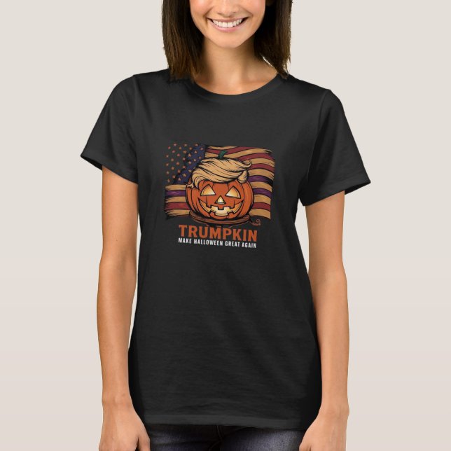 Halloween, Pumpkin Trumpkin, Make Halloween Great T-Shirt (Vorderseite)