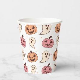 Halloween Pumpkin und Ghost Paper Cups Pappbecher