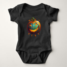 Halloween Pumpkin Vibes Design T - Shirt