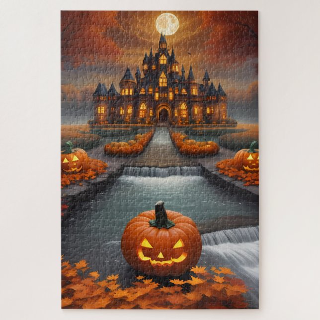 Halloween Pumpkin Vibes Puzzle (Vertikal)