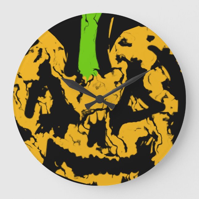 Halloween Pumpkin Wall Uhr (Vorderseite)
