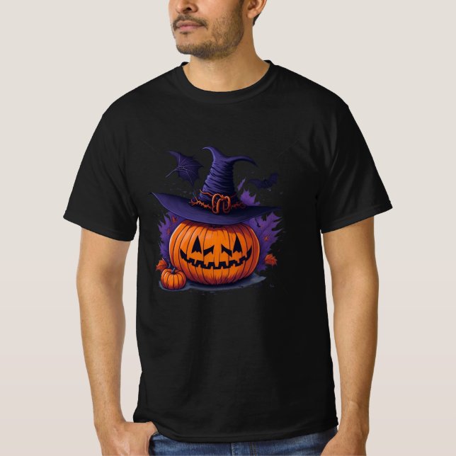 Halloween Pumpkin with a with T-Shirt (Vorderseite)