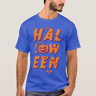 Halloween Pumpkinrick Orreat Happy Halloween Retro T-Shirt