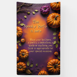 Halloween Pumpkins Banner