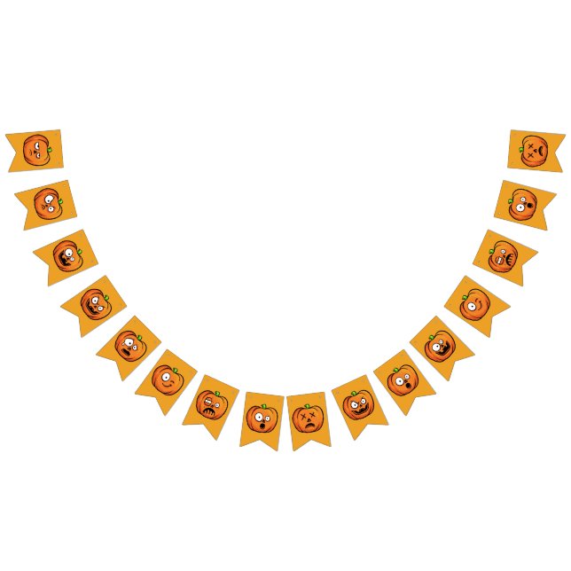 Halloween Pumpkins-Banner Wimpelkette (Alle)