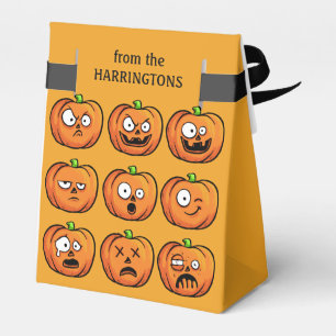 Halloween Pumpkins benutzerdefiniertes Textfeld Geschenkschachtel