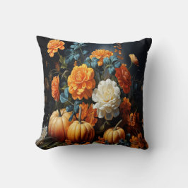 Halloween Pumpkins-Blume Kissen