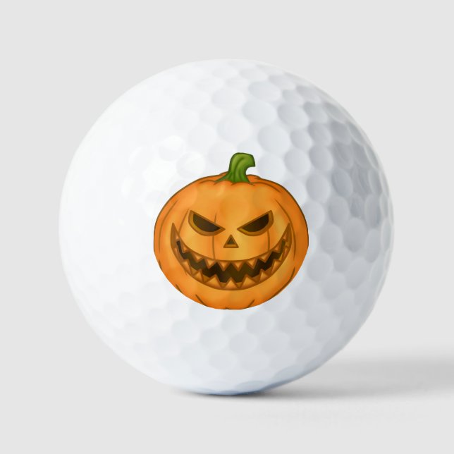 Halloween Pumpkins & Candy Golf Ball (Vorderseite)