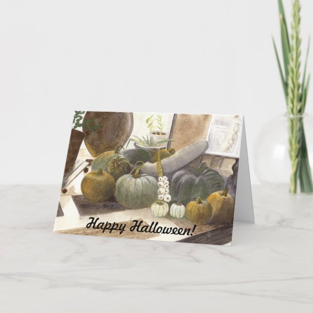 Halloween Pumpkins Card Karte (Vorderseite)