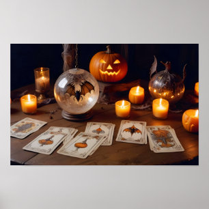 Halloween Pumpkins Fledermäuse Niedliche heiße, fe Poster
