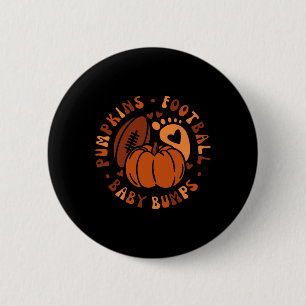 Halloween Pumpkins Football-Baby-Kostüm Button