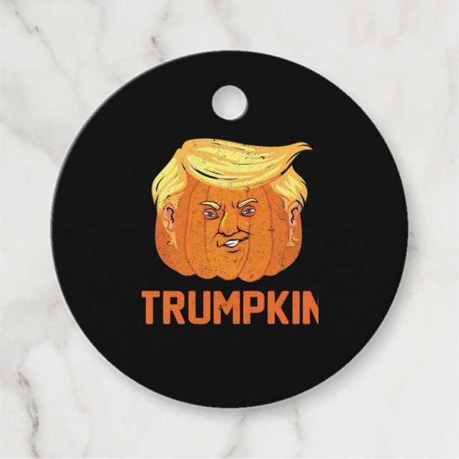 Halloween Pumpkins Funny Trumpkin Geschenkanhänger (Vorderseite)