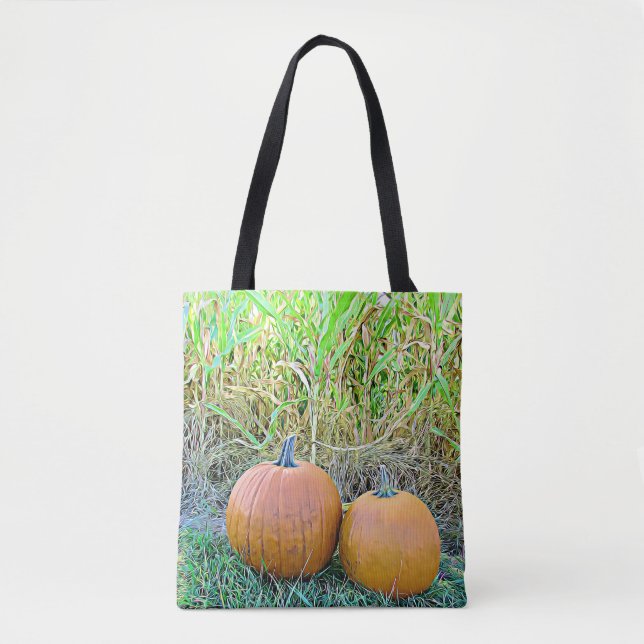 Halloween Pumpkins Herbsttasche (Vorderseite)