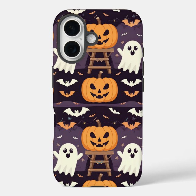 Halloween Pumpkins iPhone 16 Fall Case-Mate iPhone Hülle (Rückseite)