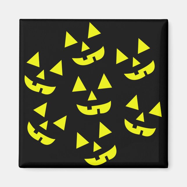 Halloween Pumpkins Jack O' Lantern Magnet (Vorne)