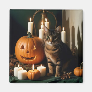 Halloween Pumpkins Katzenjammer Niedlich Spooky Fe Magnet