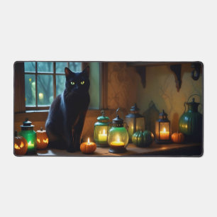 Halloween Pumpkins Katzenjammer Niedlich Spooky Fe Schreibtischunterlage