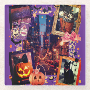 Halloween Pumpkins Niedlich Girly Spooky Glasuntersetzer