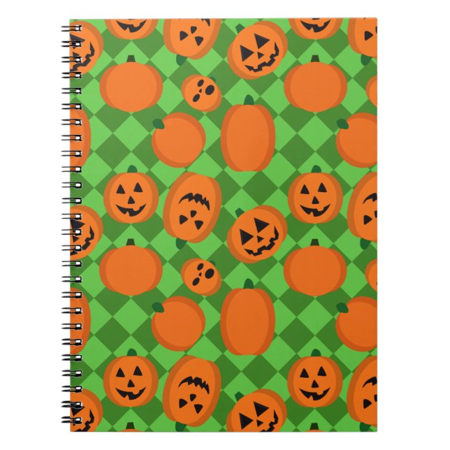 Halloween Pumpkins Notizblock (Vorderseite)