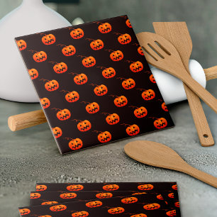 Halloween Pumpkins, Orange Pumpkins Trick oder Tre Fliese
