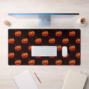Halloween Pumpkins, Orange Pumpkins Trick oder Tre Schreibtischunterlage