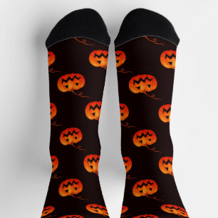 Halloween Pumpkins, Orange Pumpkins Trick oder Tre Socken