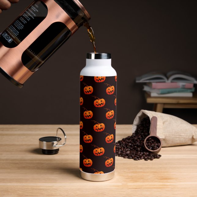 Halloween Pumpkins, Orange Pumpkins Trick oder Tre Trinkflasche (Kaffee)