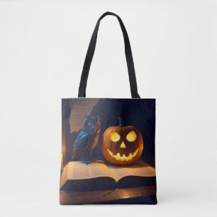 Halloween Pumpkins Owl Niedlich Spooky Festive Mag