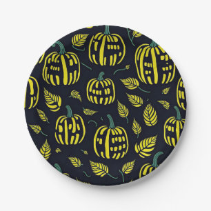 Halloween Pumpkins Papierplatte Pappteller
