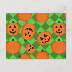 Halloween Pumpkins Postkarte
