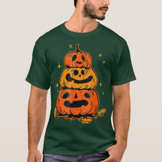 Halloween Pumpkins - Pumpkin-Tower Graphic for Kid T-Shirt