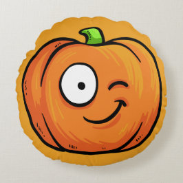 Halloween Pumpkins runder Kissen 2