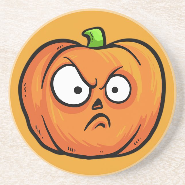 Halloween Pumpkins Sandstone Untersetzer 2b (Vorne)