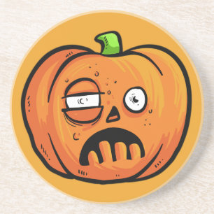 Halloween Pumpkins Sandstone Untersetzer 3 a