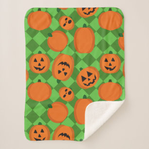 Halloween Pumpkins Sherpadecke