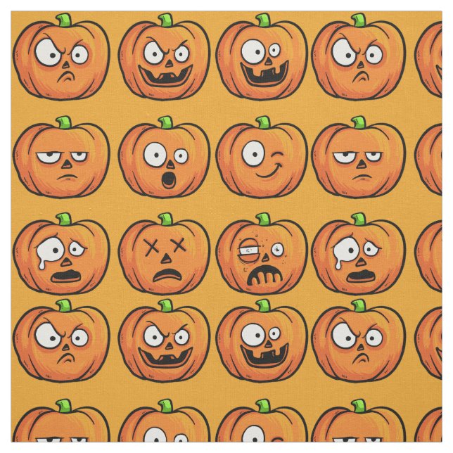 Halloween Pumpkins Stoff (Muster)